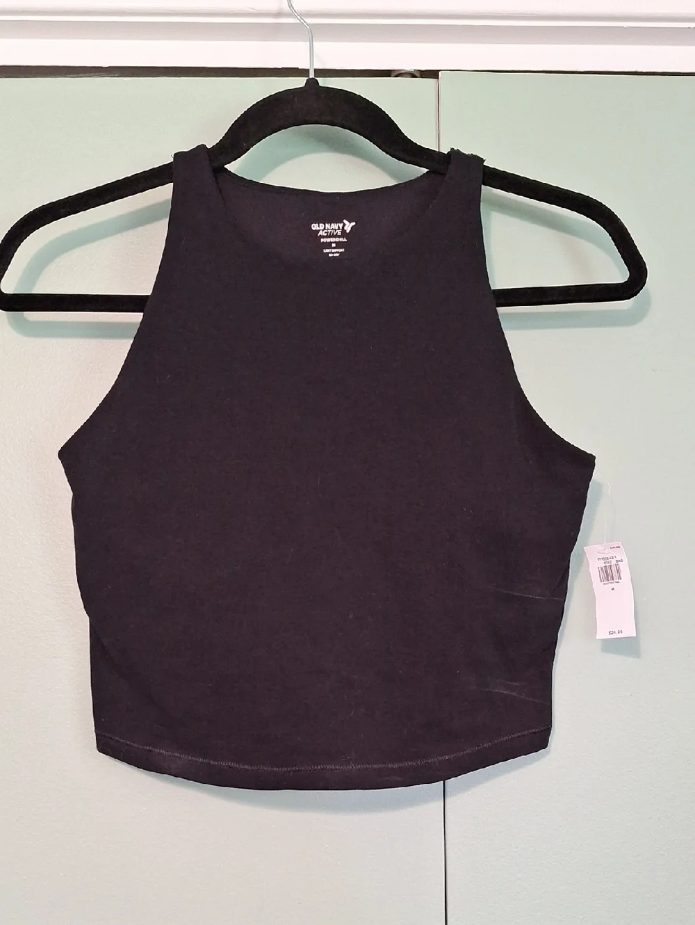 Nwt Old Navy Active Powerchill Black Tank Top Size Medium - Picture 1 of 4